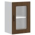 Armario pared cocina puerta de cristal Kalmar roble