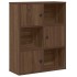 Estantería madera de ingeniería marrón roble 60x24x76,5
