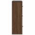 Estantería madera de ingeniería marrón roble 60x24x76,5