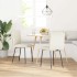 Sillas de comedor 2 unidades terciopelo