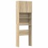 Armario de lavadora madera ingeniería roble Sonoma 64x24x190