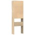 Armario de lavadora madera ingeniería roble Sonoma 64x24x190