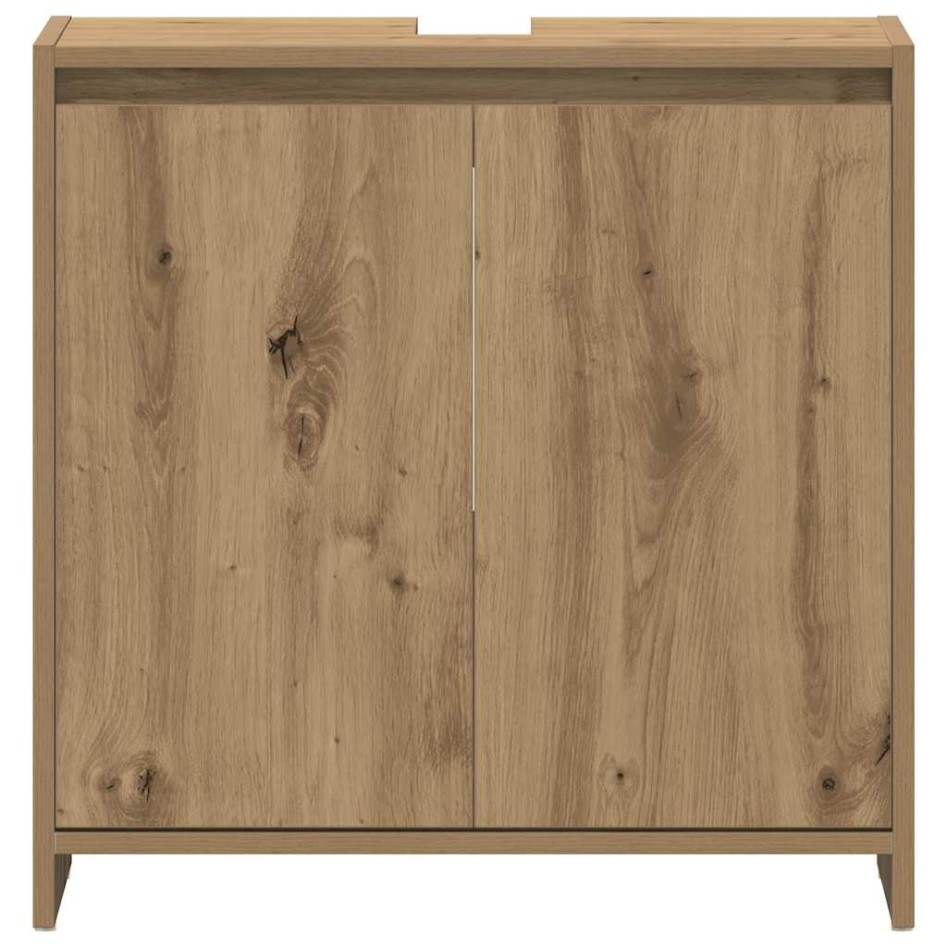 Mueble de lavabo de baño madera roble artisan 60x33x60