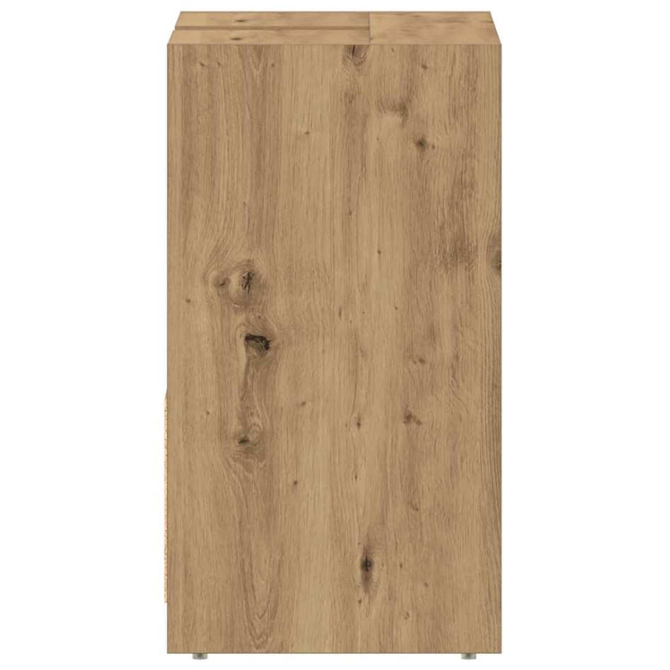 Mueble de lavabo de baño madera roble artisan 60x33x60