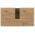 Mueble de lavabo de baño madera roble artisan 60x33x60