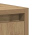 Mueble de lavabo de baño madera roble artisan 60x33x60