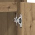 Mueble de lavabo de baño madera roble artisan 60x33x60