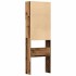 Armario lavadora madera ingeniería madera antigua 64x24x190