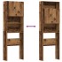 Armario lavadora madera ingeniería madera antigua 64x24x190