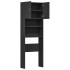 Armario de lavadora madera ingeniería negro 64x24x190