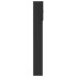 Armario de lavadora madera ingeniería negro 64x24x190