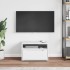 Mueble de TV VISNES blanco 60x40x38 cm madera de