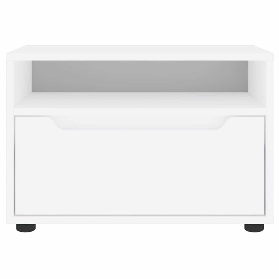 Mueble de TV VISNES blanco 60x40x38 cm madera de