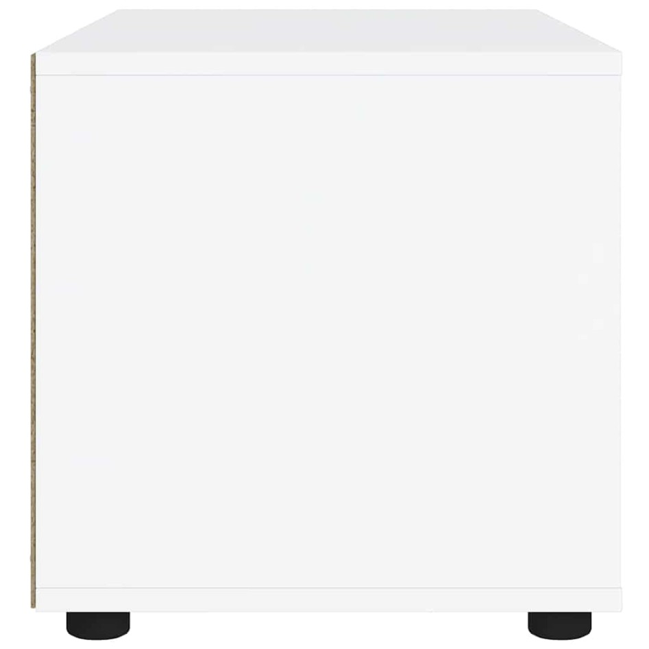 Mueble de TV VISNES blanco 60x40x38 cm madera de