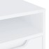 Mueble de TV VISNES blanco 60x40x38 cm madera de