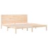 Estructura de cama madera maciza 180x200