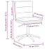 Silla de comedor de cuero sintético
