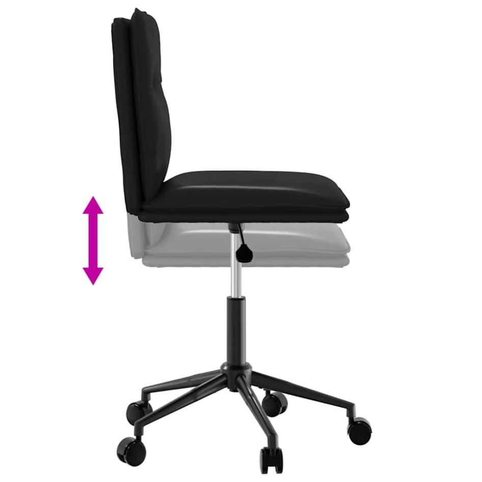 Silla de comedor de cuero sintético