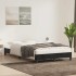 Estructura de cama sin colchón terciopelo negro 120x210