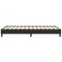 Estructura de cama sin colchón terciopelo negro 120x210