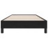 Estructura de cama sin colchón terciopelo negro 90x220
