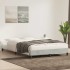 Estructura de cama sin colchón terciopelo gris claro 140x220