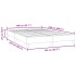 Estructura de cama sin colchón terciopelo gris claro 140x220