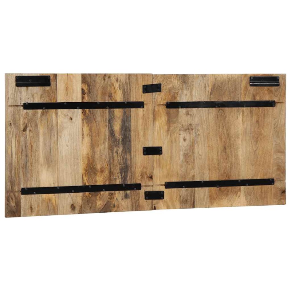 Cabecero de cama 120 cm madera maciza de mango