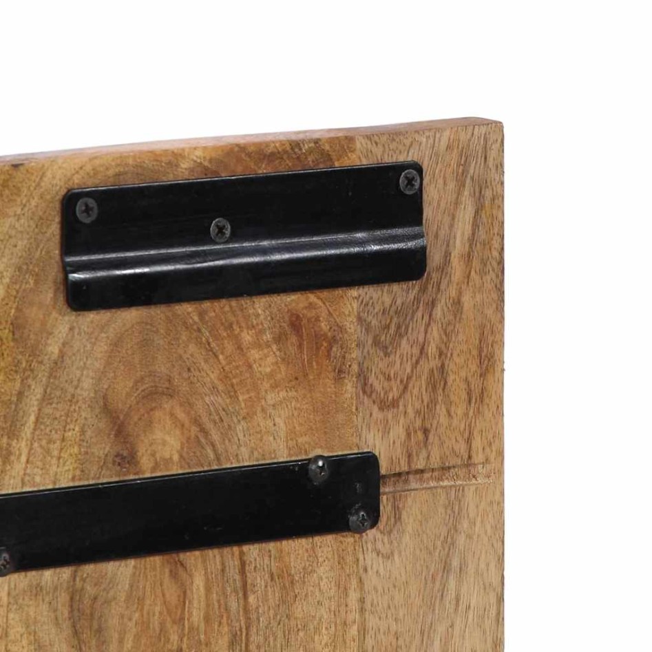 Cabecero de cama 120 cm madera maciza de mango