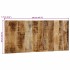 Cabecero de cama 120 cm madera maciza de mango