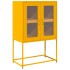 Aparador de acero amarillo mostaza 68x39x107