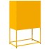 Aparador de acero amarillo mostaza 68x39x107