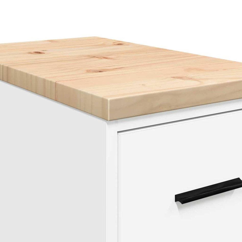 Armario de almacenamiento para garaje blanco 30x51x85