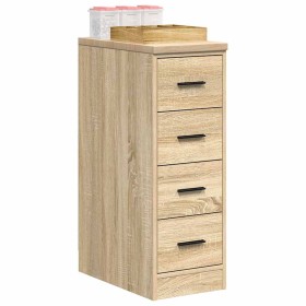 Armario de almacenamiento para garaje Roble Sonoma 30x51x85