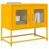 Mueble TV acero laminado en frío amarillo mostaza 68x39x60,5