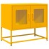 Mueble TV acero laminado en frío amarillo mostaza 68x39x60,5
