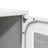Mueble para TV acero laminado en frío blanco 68x39x60,5
