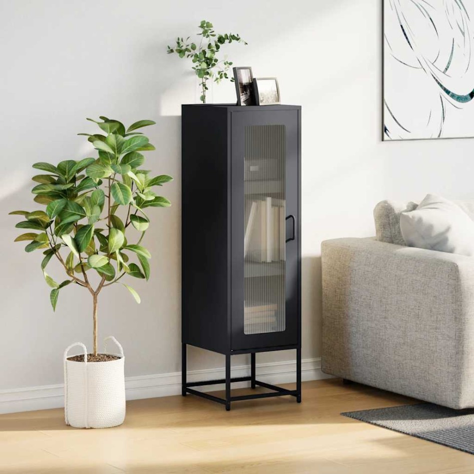 Aparador de acero laminado en frío antracita 36x39x123