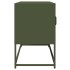 Mueble TV acero laminado en frío verde oliva 100,5x39x60,5