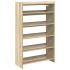 Mueble zapatero madera contrachapada roble sonoma 60x25x100