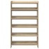 Mueble zapatero madera contrachapada roble sonoma 60x25x100