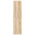 Mueble zapatero madera contrachapada roble sonoma 60x25x100
