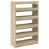 Mueble zapatero madera contrachapada roble sonoma 60x25x100