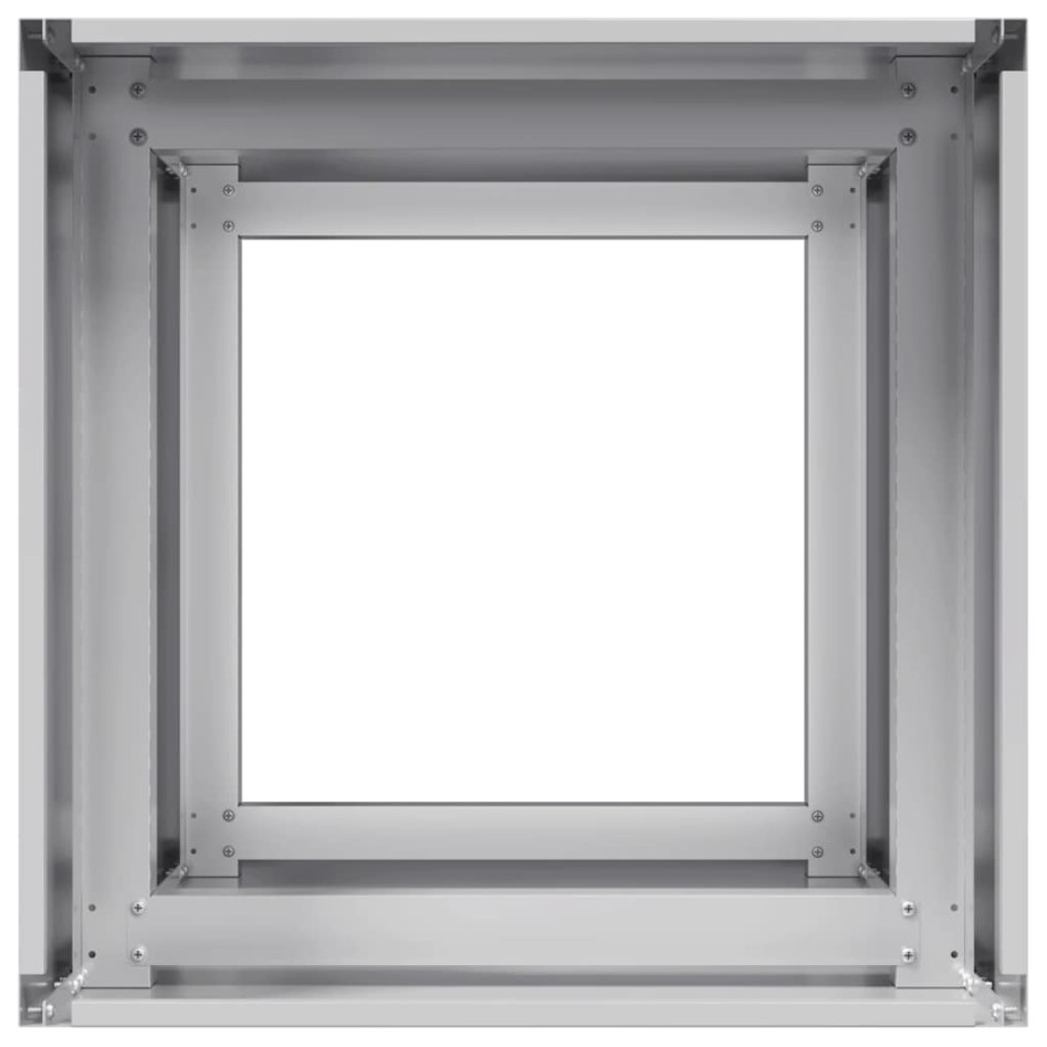 Jardinera 40x40x80 cm de acero