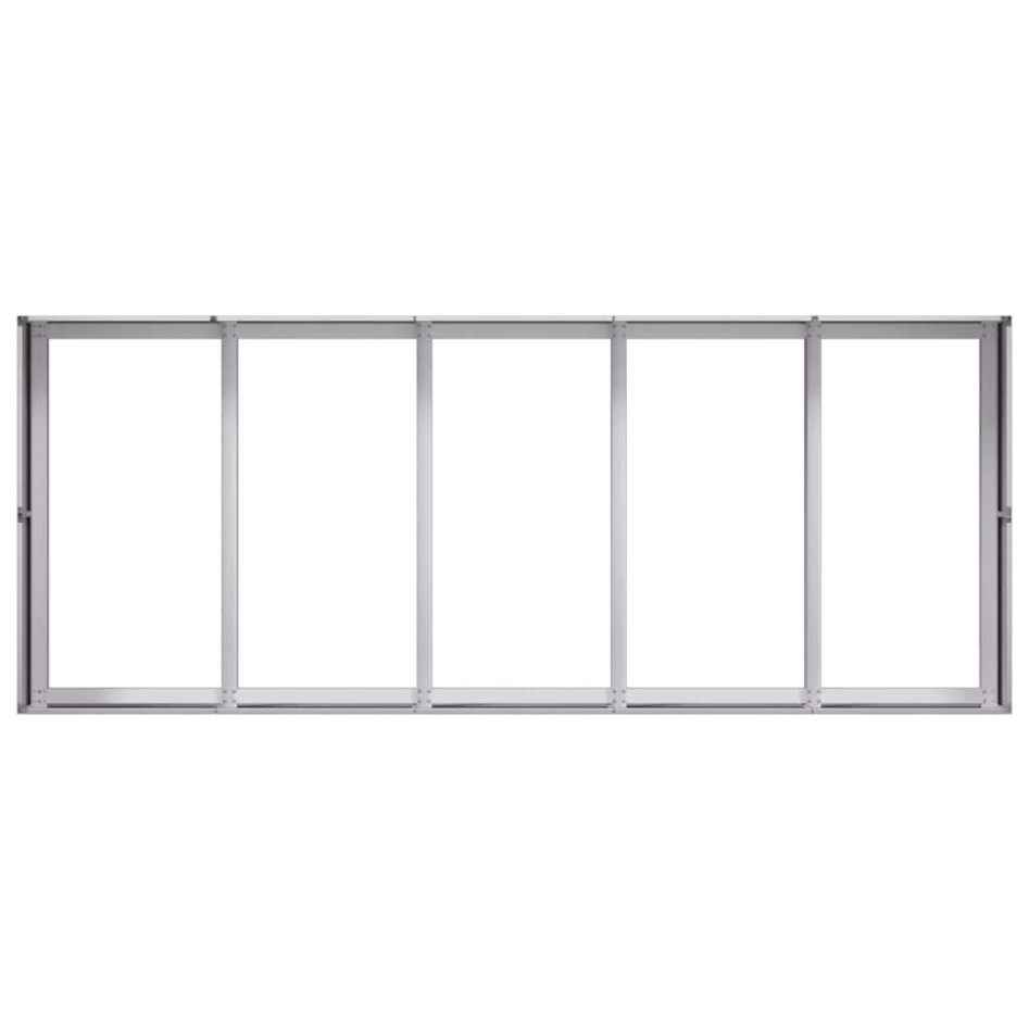 Jardinera 200x80x40 cm de acero