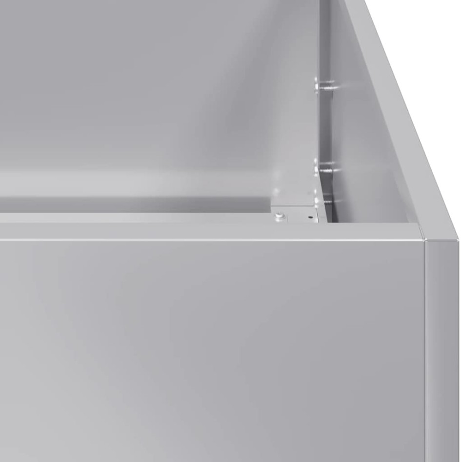 Jardinera 200x80x40 cm de acero