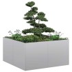 Jardinera 80x80x40 cm de acero galvanizado