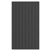 Felpudo a rayas negro y gris 115x200 cm