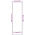 Felpudo antracita 115x400