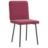 Sillas de comedor 2 unidades terciopelo rojo